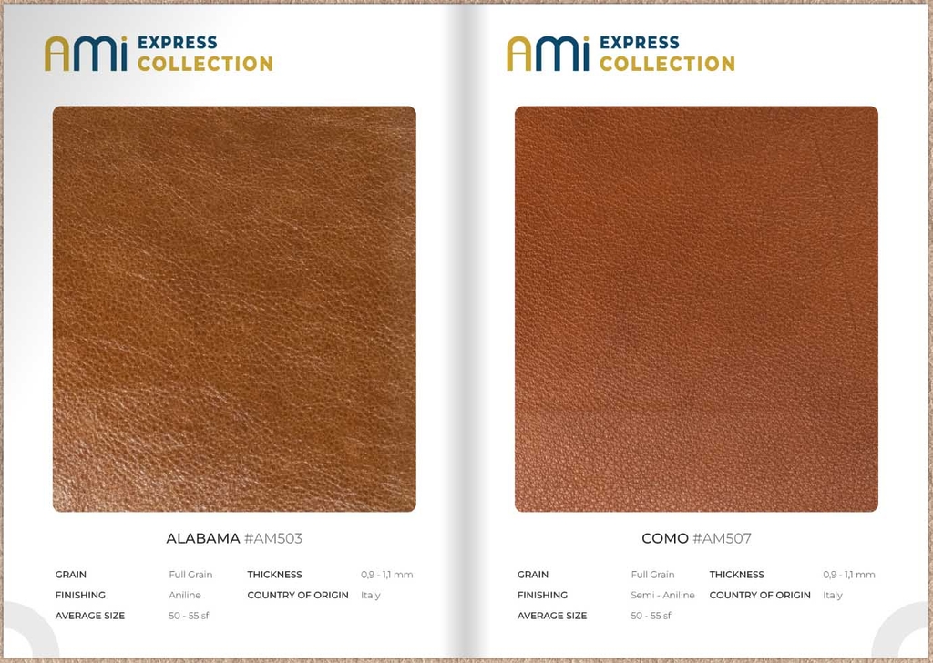 Da Nappa nhập khẩu Ý cao cấp AMI - Bọc ghế ô tô đẳng cấp