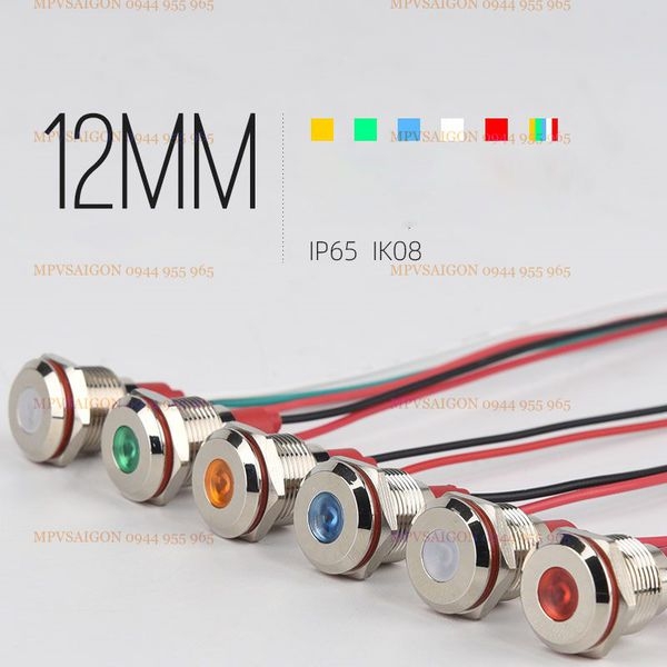 LED tín hiệu 12mm 220V