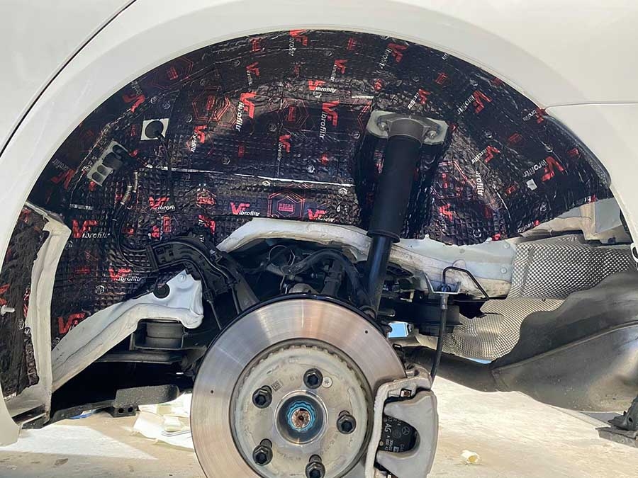 Cách âm xe hơi bằng vật liệu VIBROFILTR