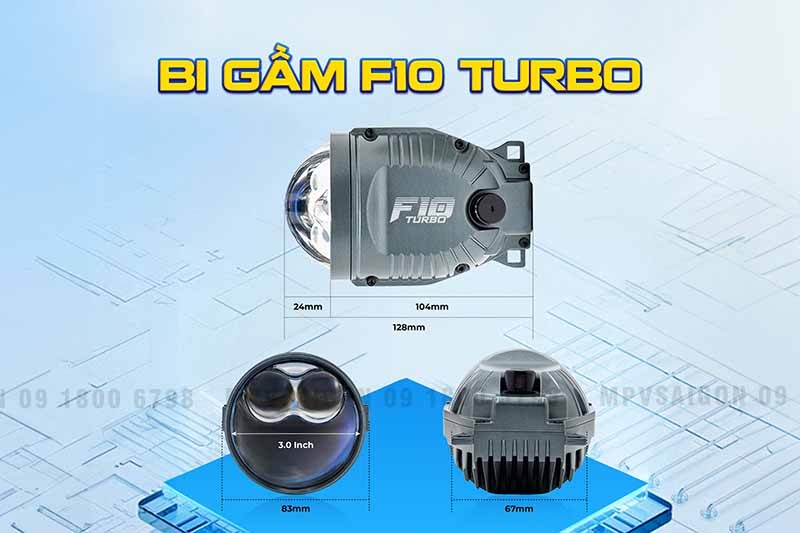 BI GẦM X-LIGHT F10 TURBO