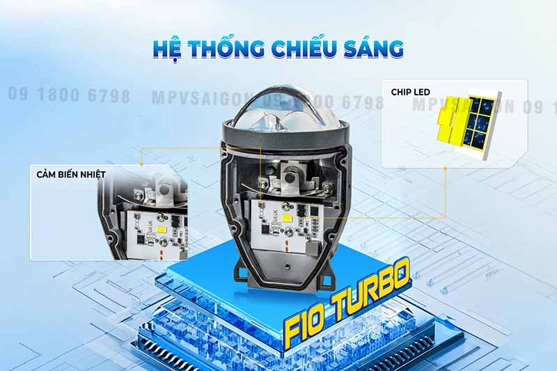 BI GẦM X-LIGHT F10 TURBO