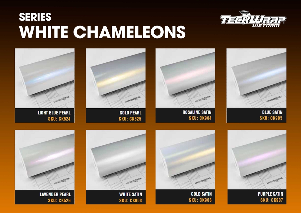 BẢNG MÀU WRAP XE TECKWRAP MỸ TẠI MPVSAIGON