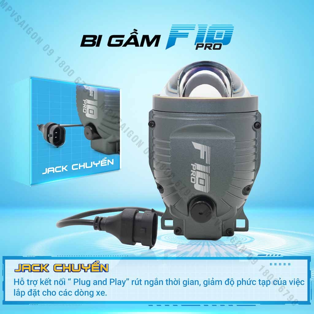 BI GẦM X-LIGHT F10 PRO 3 NHIỆT MÀU