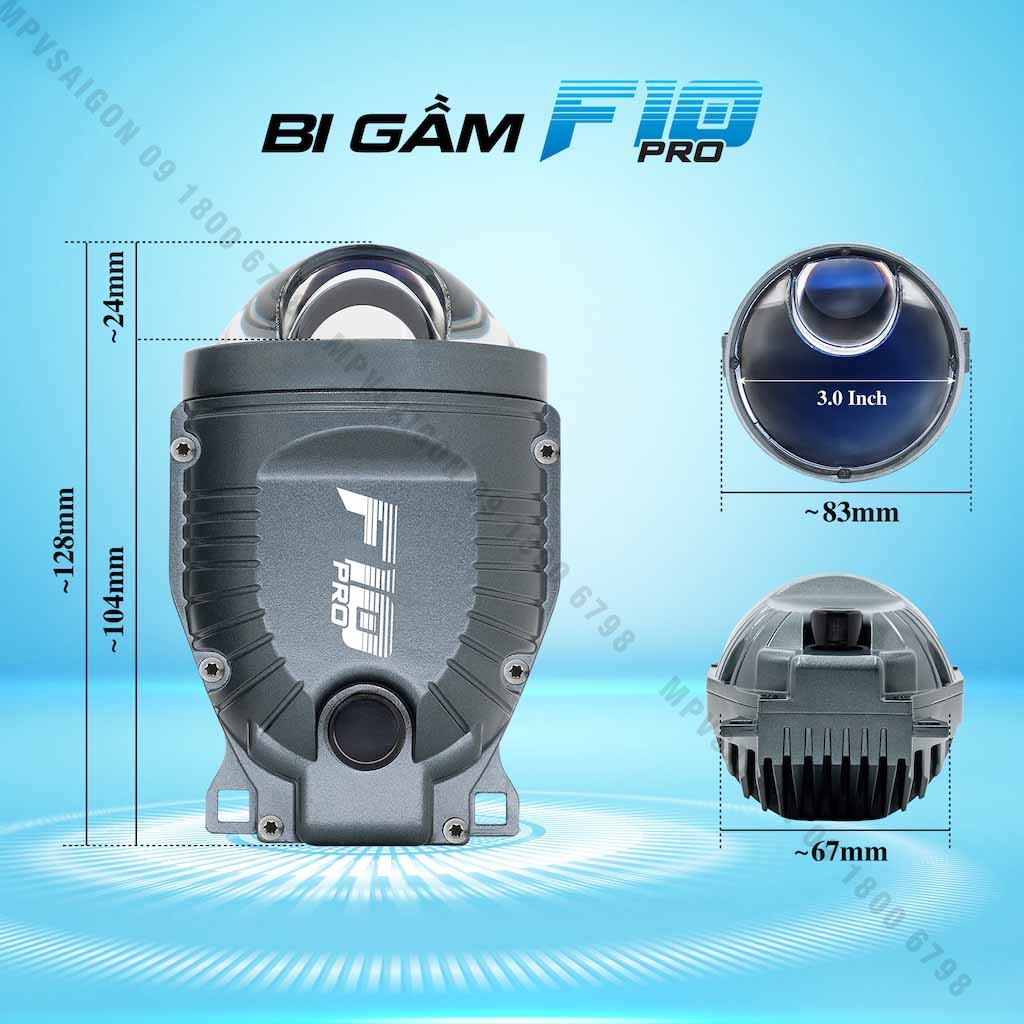 BI GẦM X-LIGHT F10 PRO 3 NHIỆT MÀU