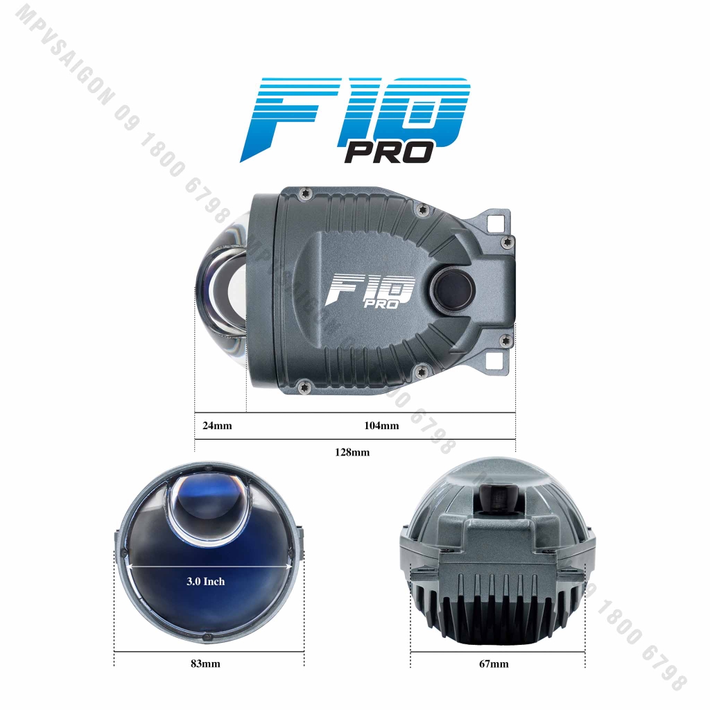 BI GẦM X-LIGHT F10 PRO 3 NHIỆT MÀU