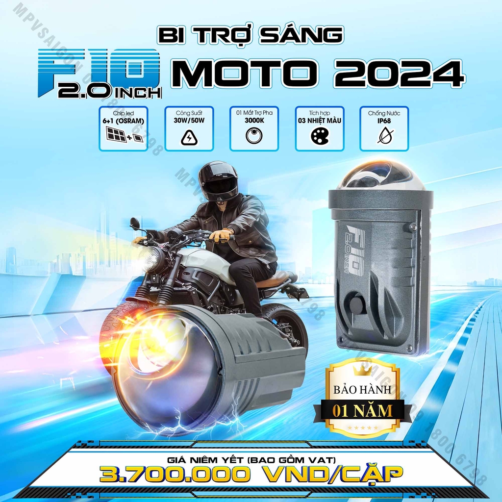 15 X-LIGHT F10 2.0 INCH MOTO