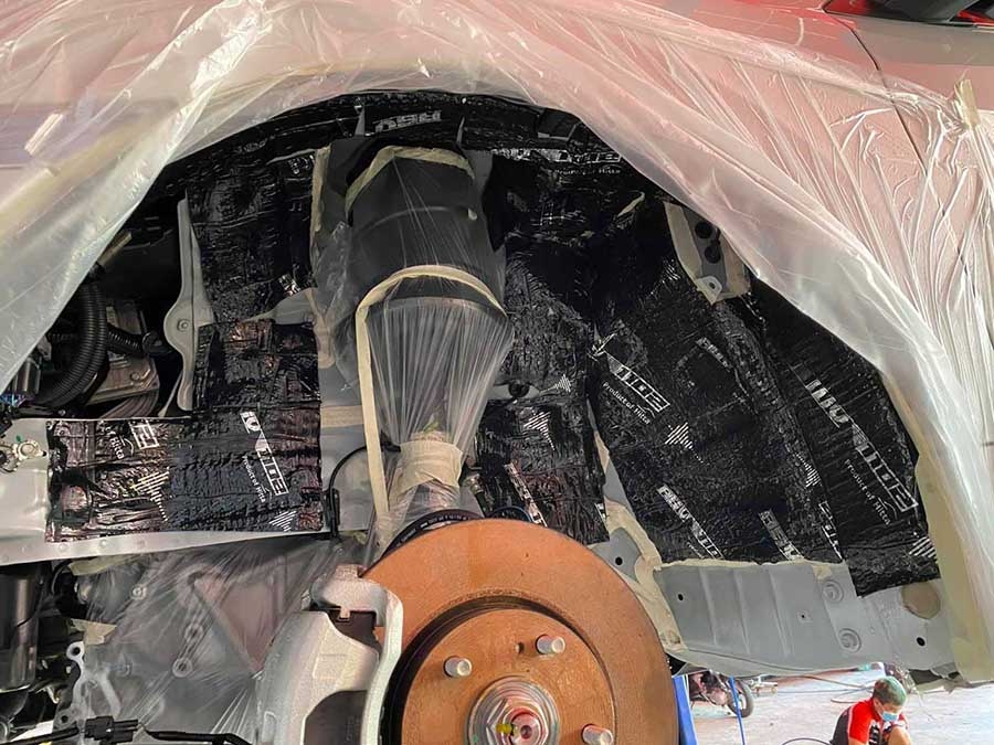 Cách âm xe hơi bằng vật liệu ASV 1102