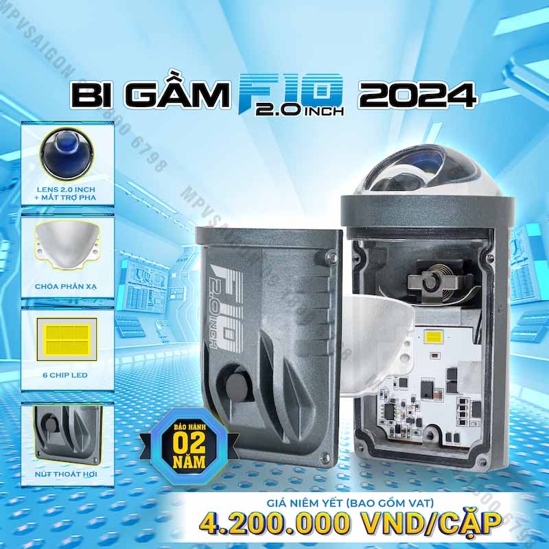 BI GẦM X-LIGHT F10 2.0 2024