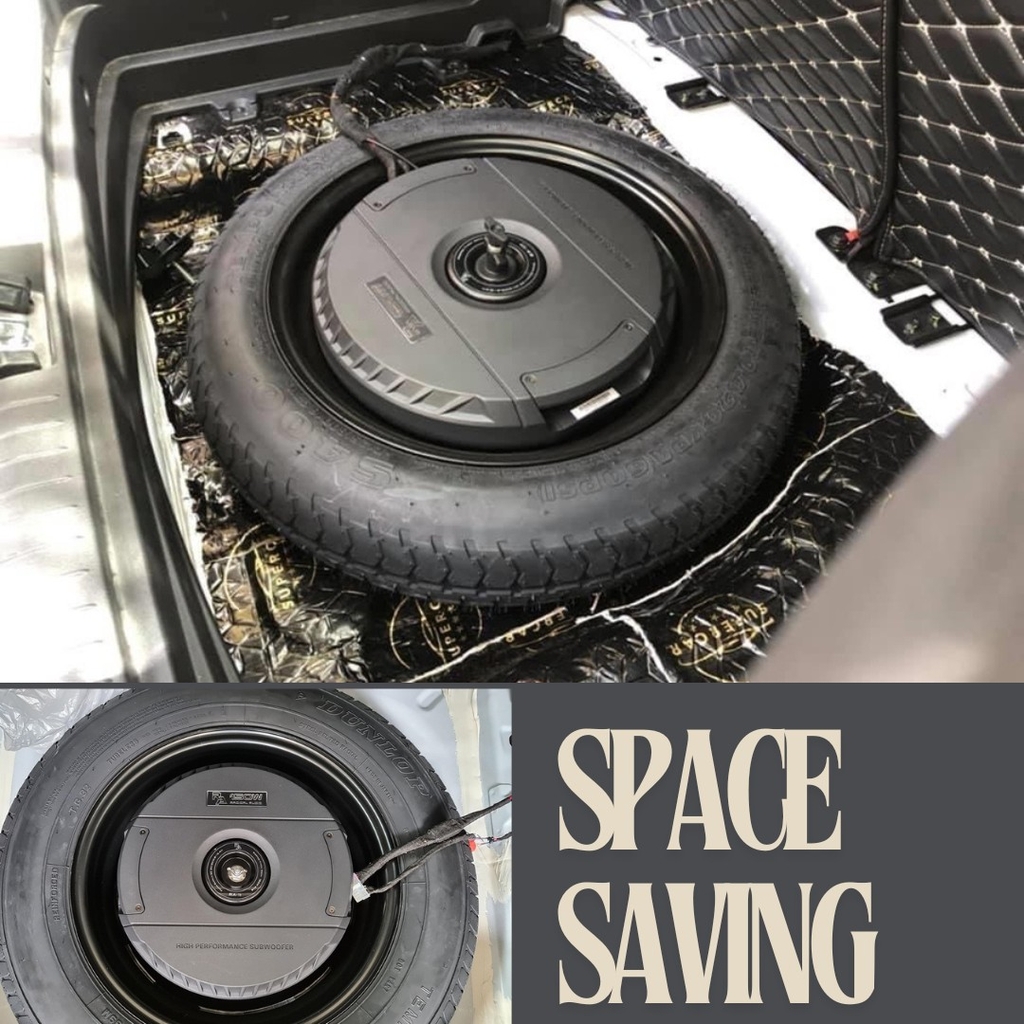 LOA SUB WOOFER đặt hốc bánh sơ cua RADICAL RA-11: nhỏ gọn mà uy lực