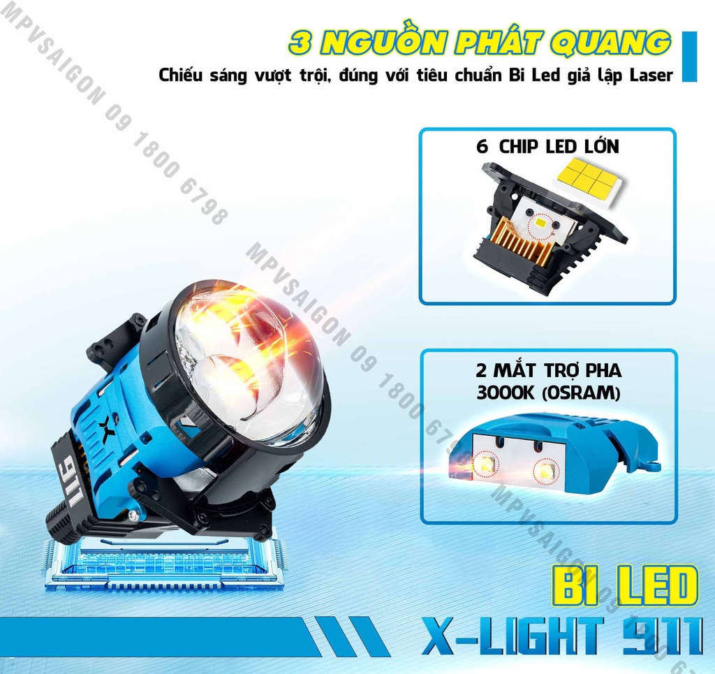 BI LED X-LIGHT 911