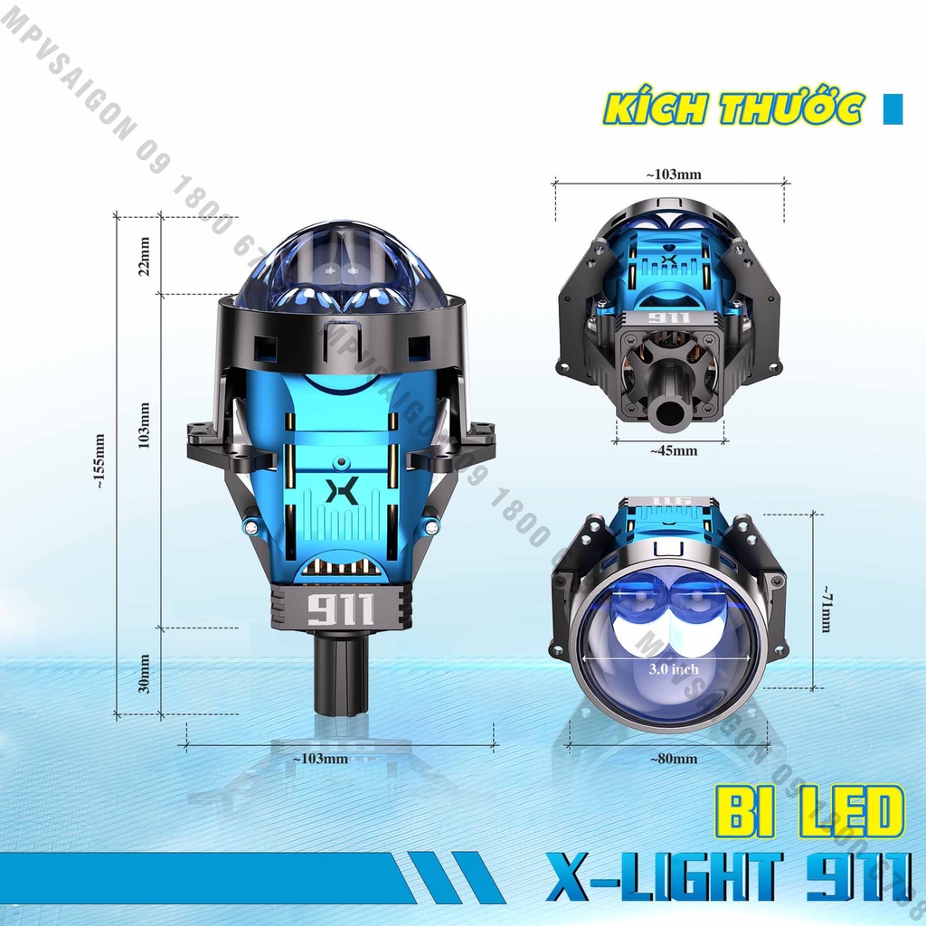 BI LED X-LIGHT 911