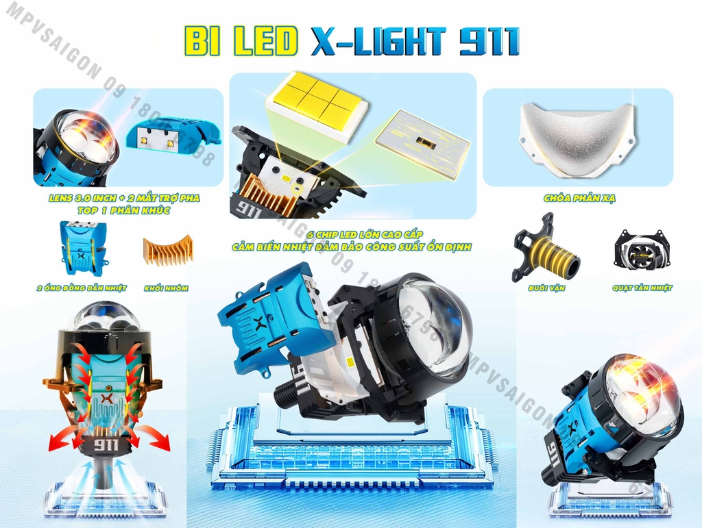 BI LED X-LIGHT 911