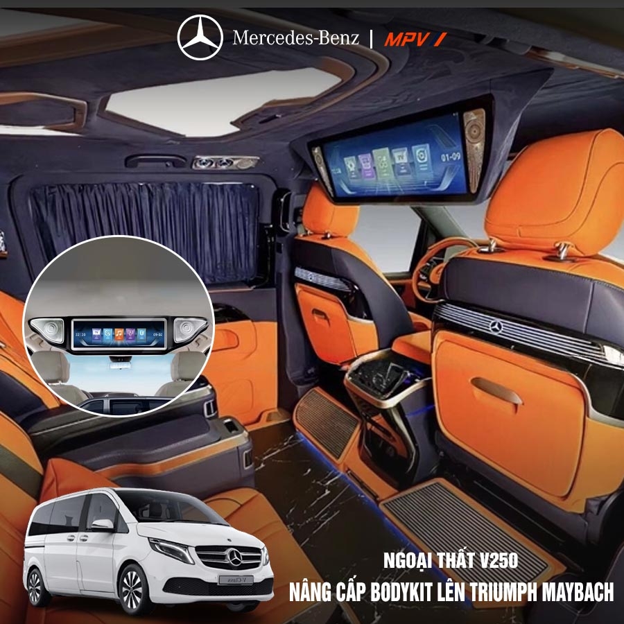 TV trần android Benz V250