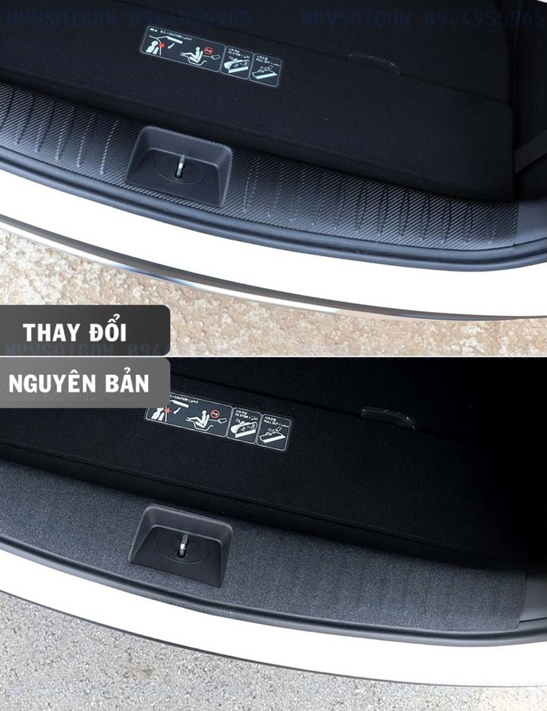 Ốp chống trầy cốp Kia Carnival 2024