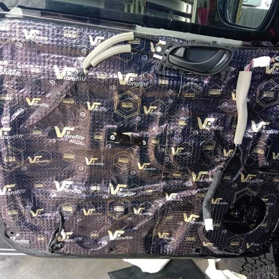 Cách âm xe hơi bằng vật liệu VIBROFILTR