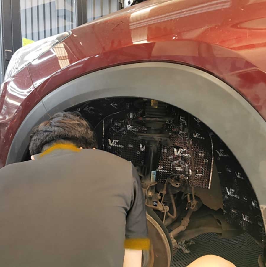 Cách âm xe hơi bằng vật liệu VIBROFILTR