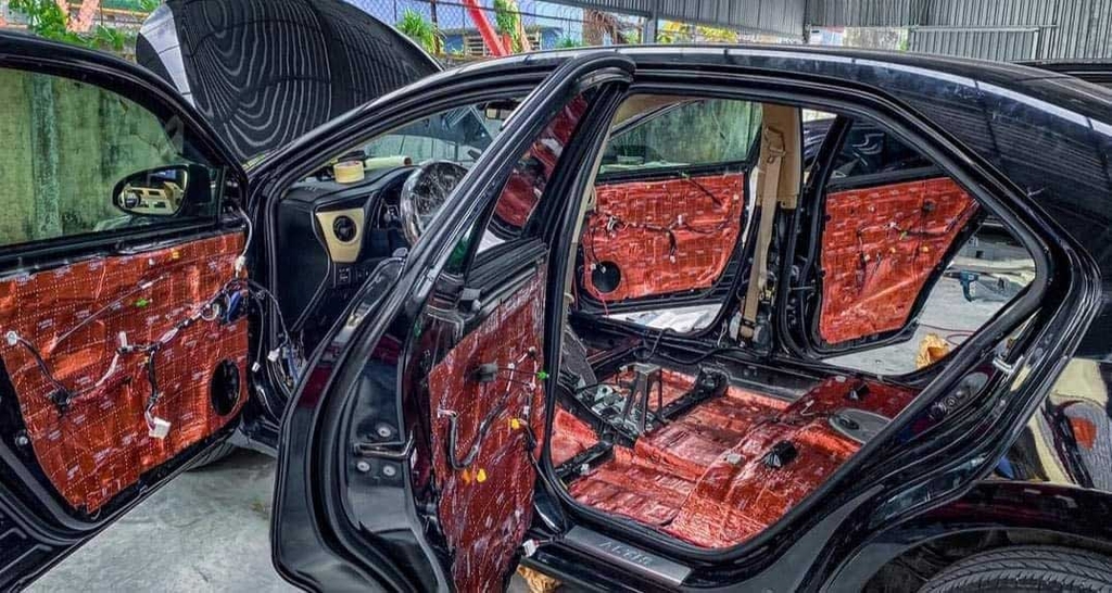 Cách âm xe hơi bằng vật liệu Dr. Artex