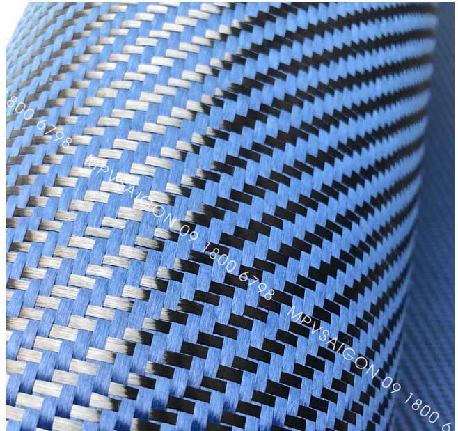Vải carbon fiber 3K dệt cho nội thất ô tô C07