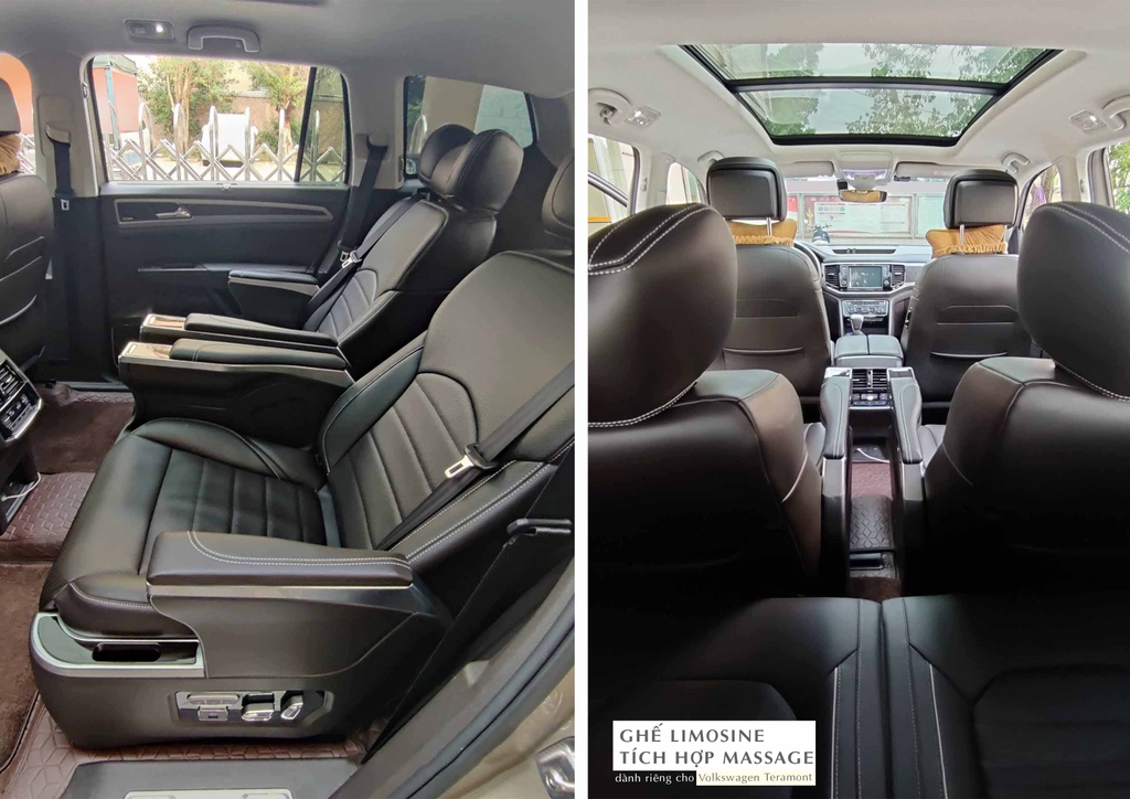 Teramont -  Brochure ghế thương gia tích hợp massage