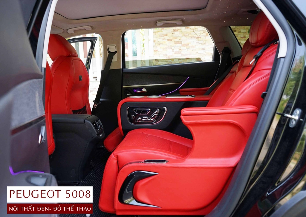 PEUGEOT 5008 – BROCHURE  NÂNG CẤP NỘI THẤT ĐEN - ĐỎ THỂ THAO