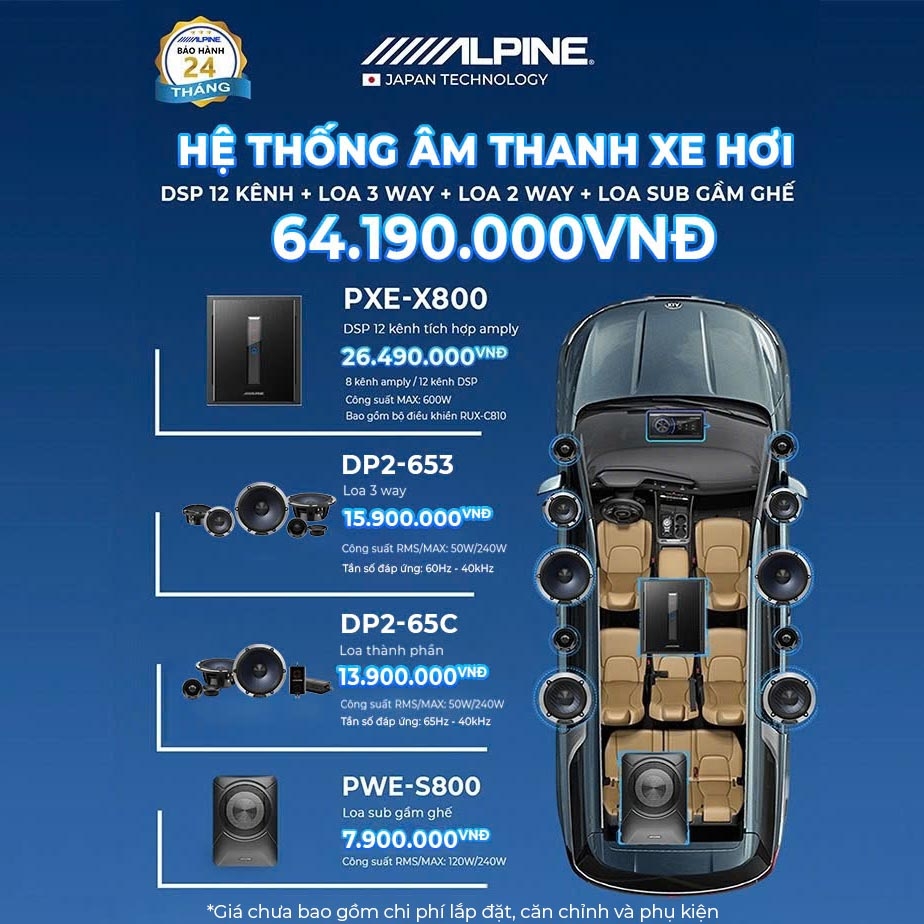ALPINE DP-SERIES – ÂM THANH MỀM MẠI, CHI TIẾT CHO NGƯỜI YÊU NHẠC TRỮ TÌNH VÀ BOLERO