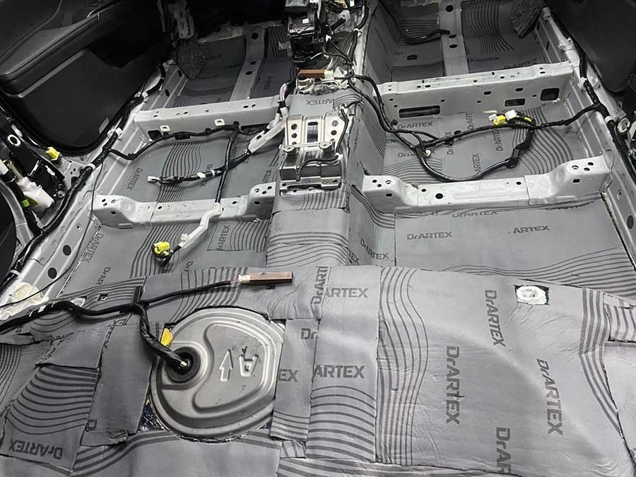 Cách âm xe hơi bằng vật liệu VIBROFILTR