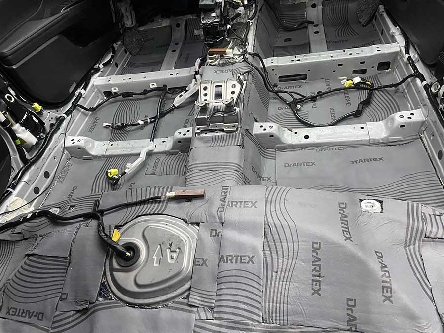 Cách âm xe hơi bằng vật liệu VIBROFILTR