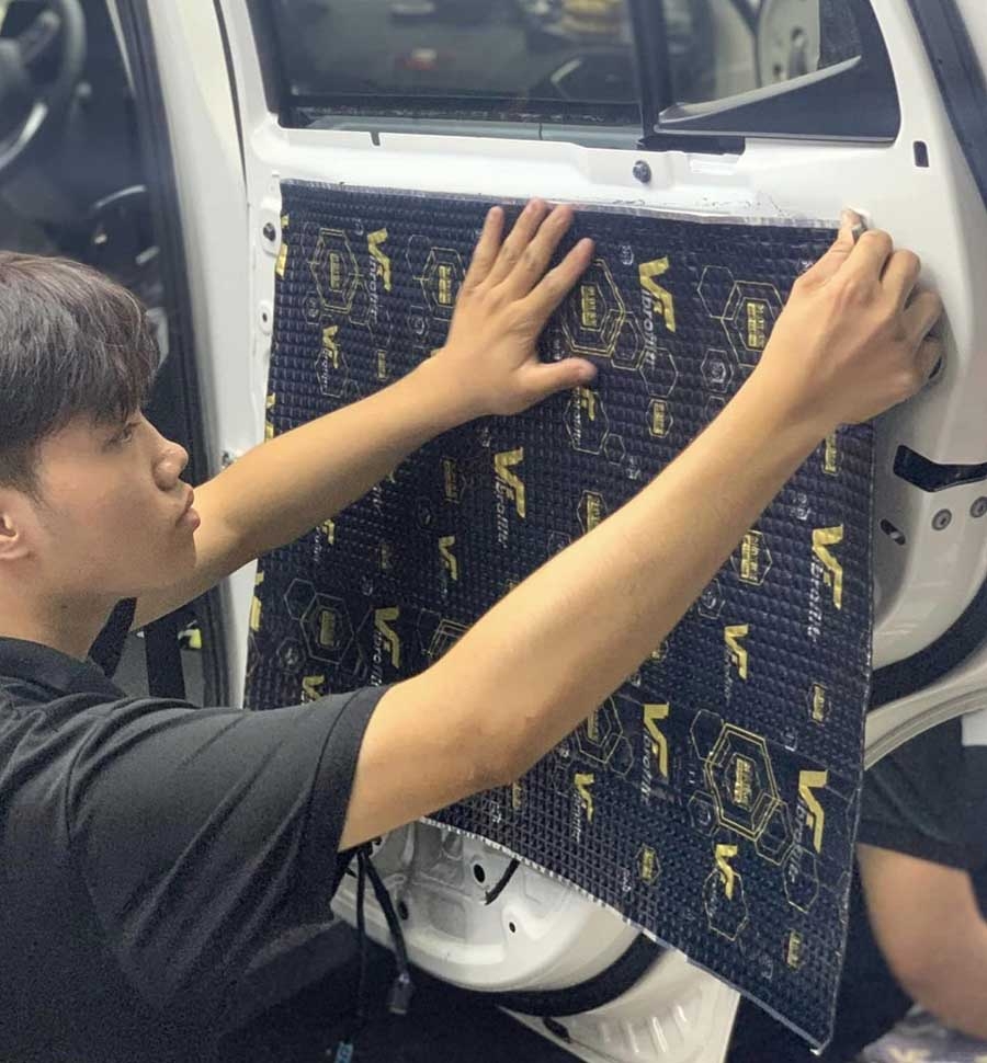 Cách âm xe hơi bằng vật liệu VIBROFILTR