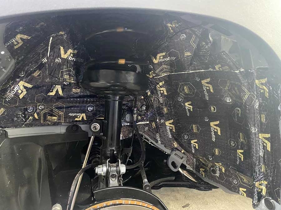 Cách âm xe hơi bằng vật liệu VIBROFILTR