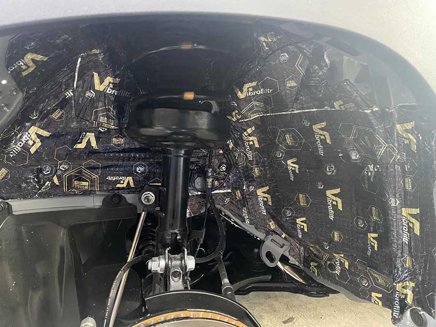 Cách âm xe hơi bằng vật liệu VIBROFILTR