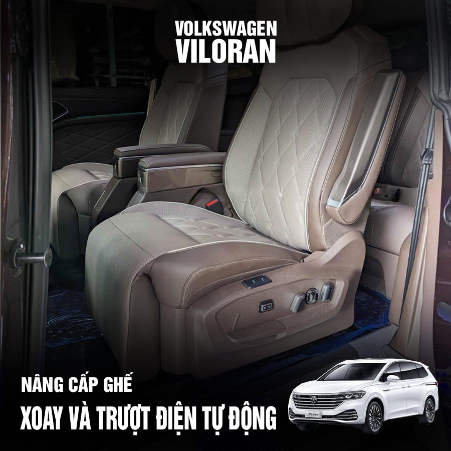Nâng cấp xoay ghế và trượt điện tự động VILORAN