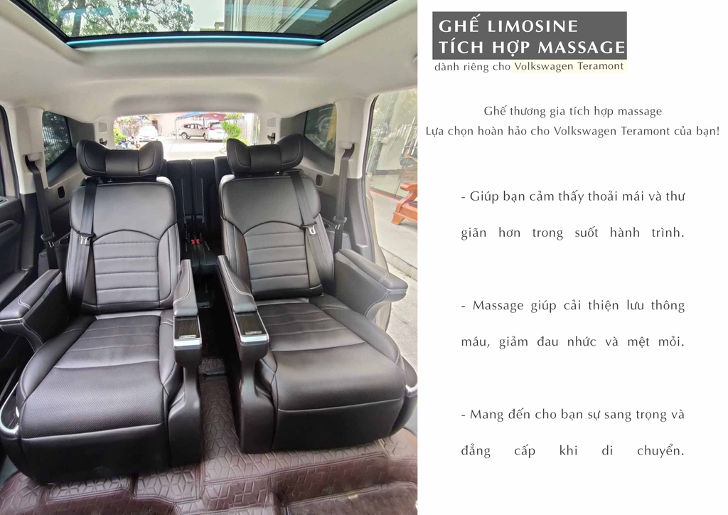 Teramont -  Brochure ghế thương gia tích hợp massage