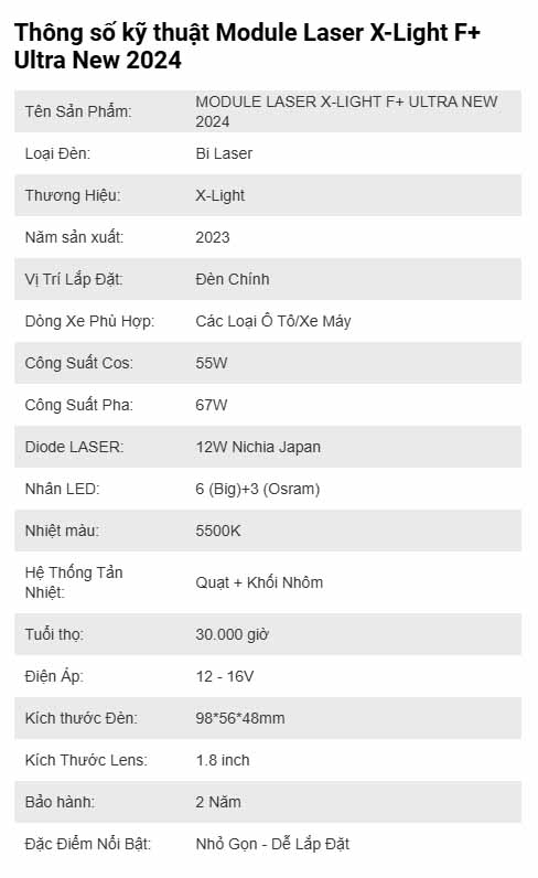 BI LASER X-LIGHT F+ ULTRA MINI