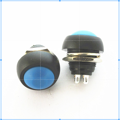 Công tắc nhựa tròn 12mm nhấn khóa siêu ngắn nhiều màu sắc tùy chọn 12V