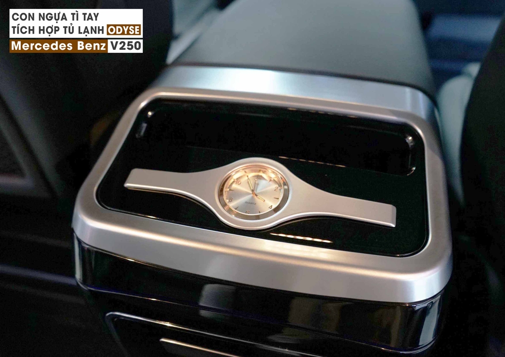 MERCEDES BENZ V250 – BROCHURE CON NGỰA TÌ TAY TÍCH HỢP TỦ LẠNH MẪU ODYSE
