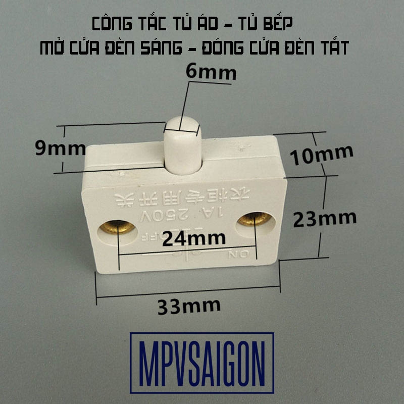 Công tắc tủ áo vuông