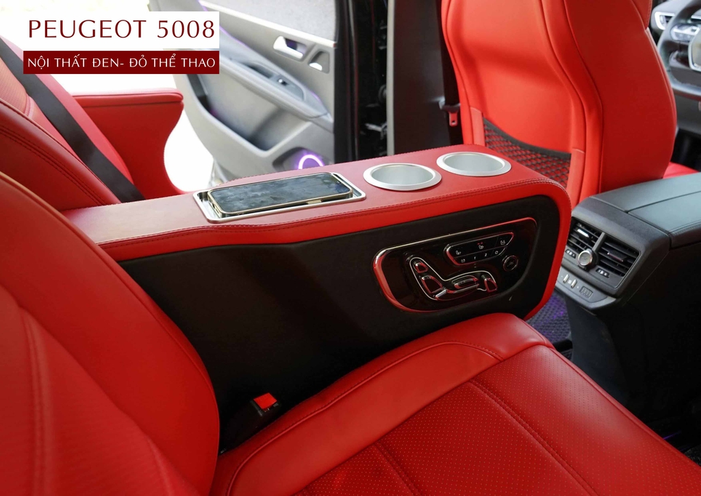 PEUGEOT 5008 – BROCHURE  NÂNG CẤP NỘI THẤT ĐEN - ĐỎ THỂ THAO
