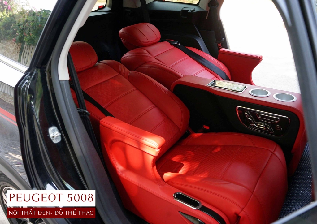 PEUGEOT 5008 – BROCHURE  NÂNG CẤP NỘI THẤT ĐEN - ĐỎ THỂ THAO