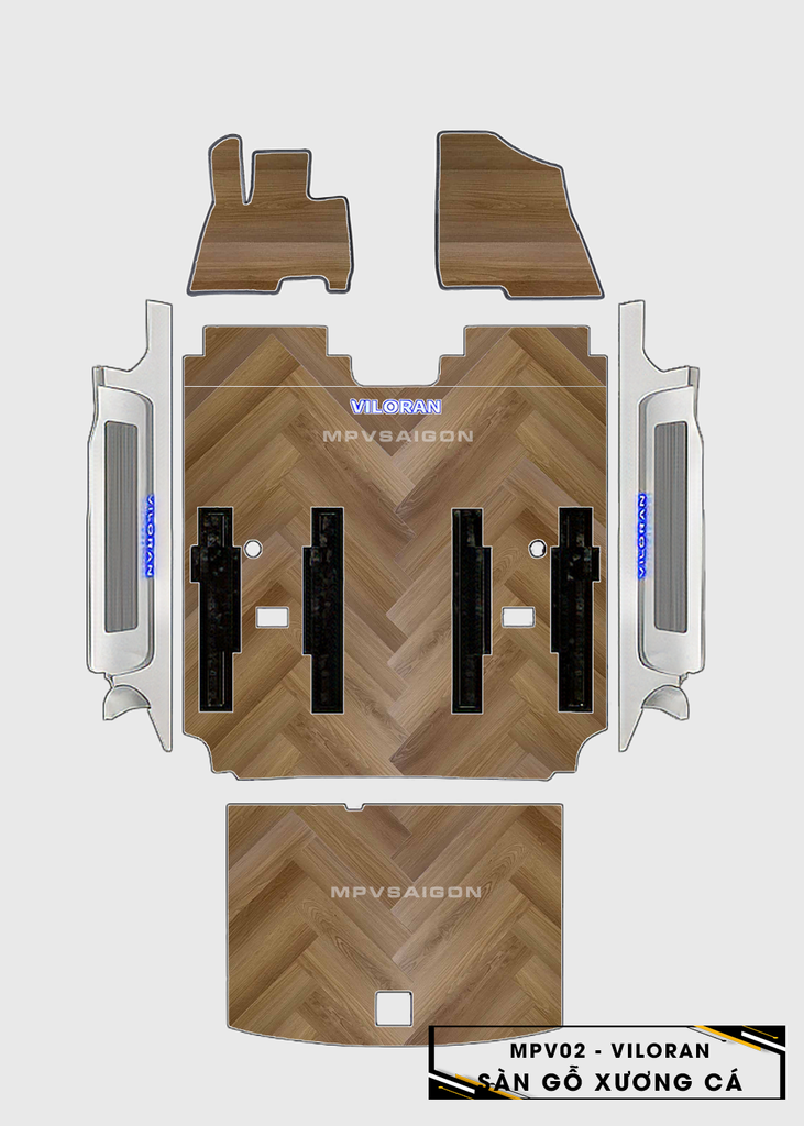 Sàn SPC vân gỗ Volkswagen Viloran