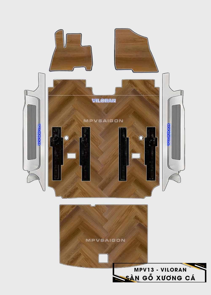 Sàn SPC vân gỗ Volkswagen Viloran
