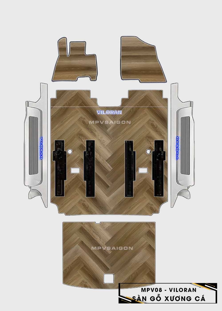 Sàn SPC vân gỗ Volkswagen Viloran