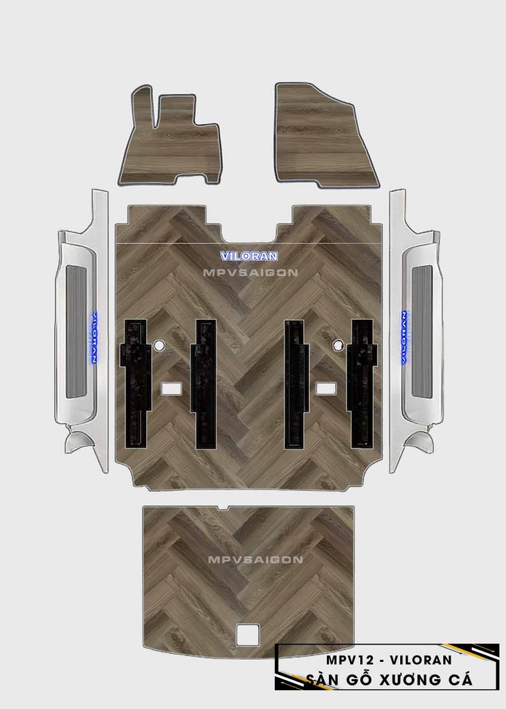 Sàn SPC vân gỗ Volkswagen Viloran
