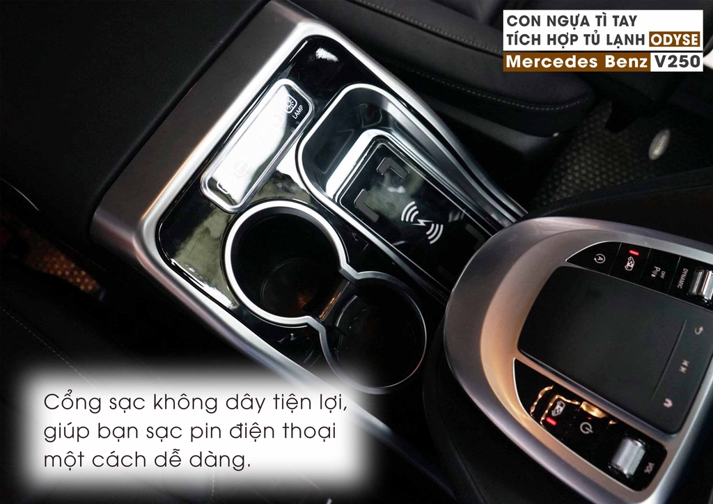 MERCEDES BENZ V250 – BROCHURE CON NGỰA TÌ TAY TÍCH HỢP TỦ LẠNH MẪU ODYSE