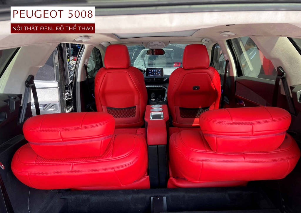 PEUGEOT 5008 – BROCHURE  NÂNG CẤP NỘI THẤT ĐEN - ĐỎ THỂ THAO