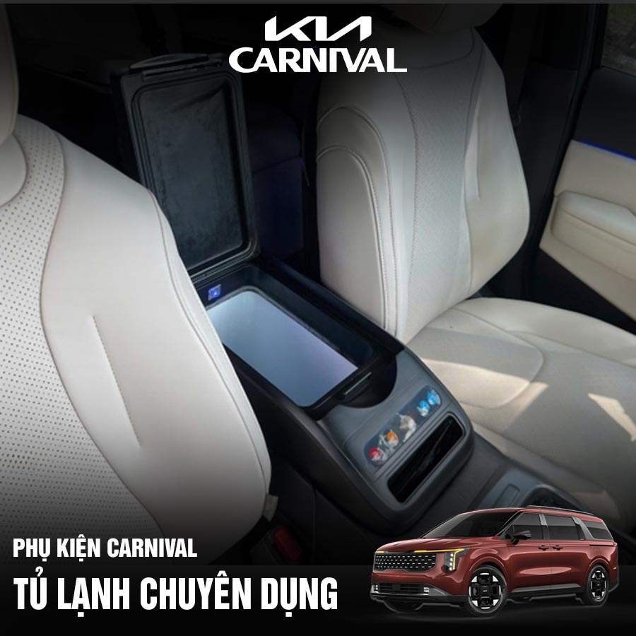 New Carnival 24 25 độ tủ lạnh: kỹ thuật và báo giá mới nhất