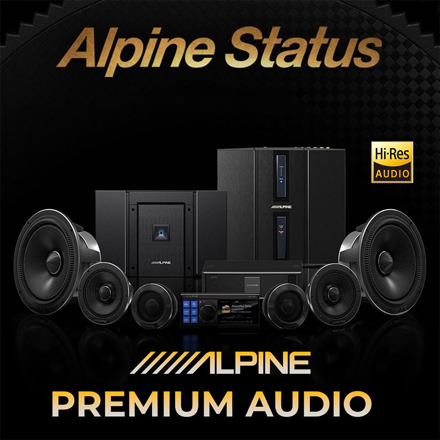 ALPINE STATUS – ĐỈNH CAO HI-END HI-RES AUDIO, CHUẨN PHÒNG THU TRÊN XE HƠI