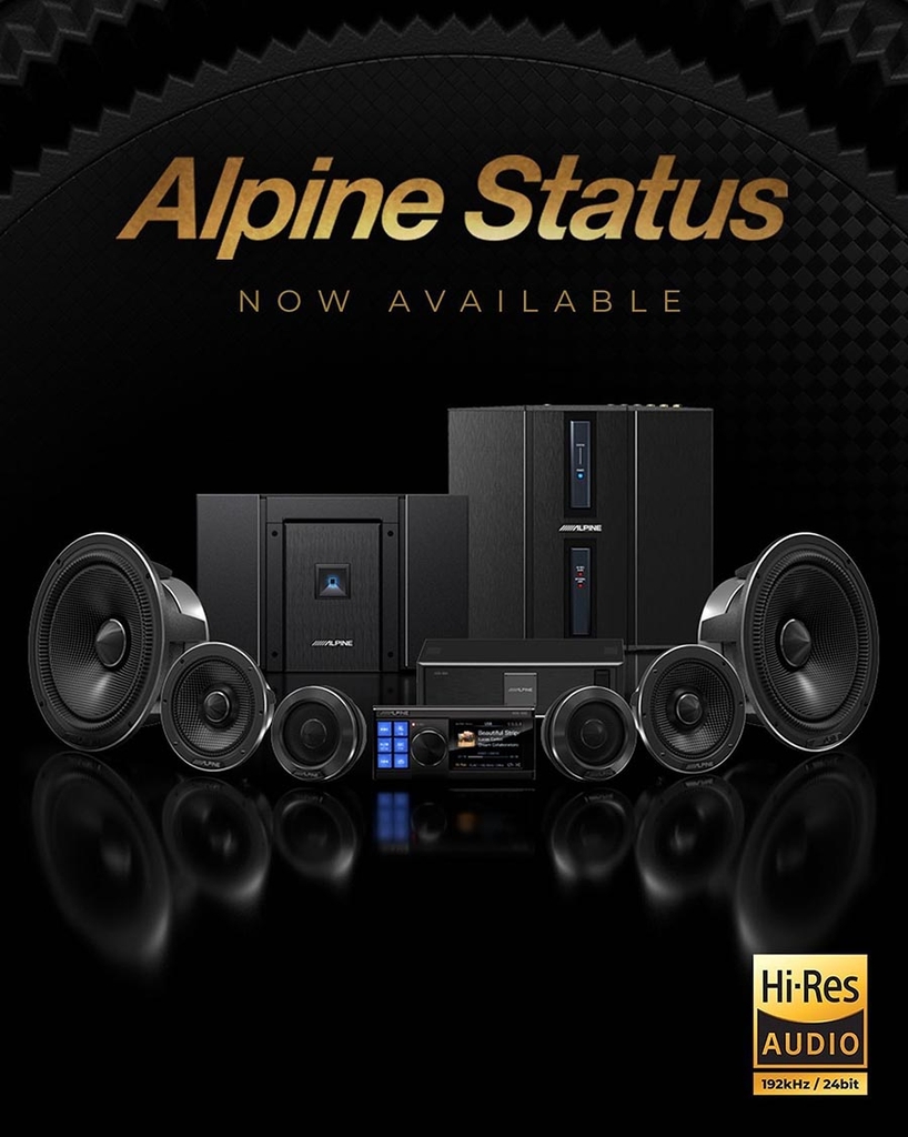 ALPINE STATUS – ĐỈNH CAO HI-END HI-RES AUDIO, CHUẨN PHÒNG THU TRÊN XE HƠI