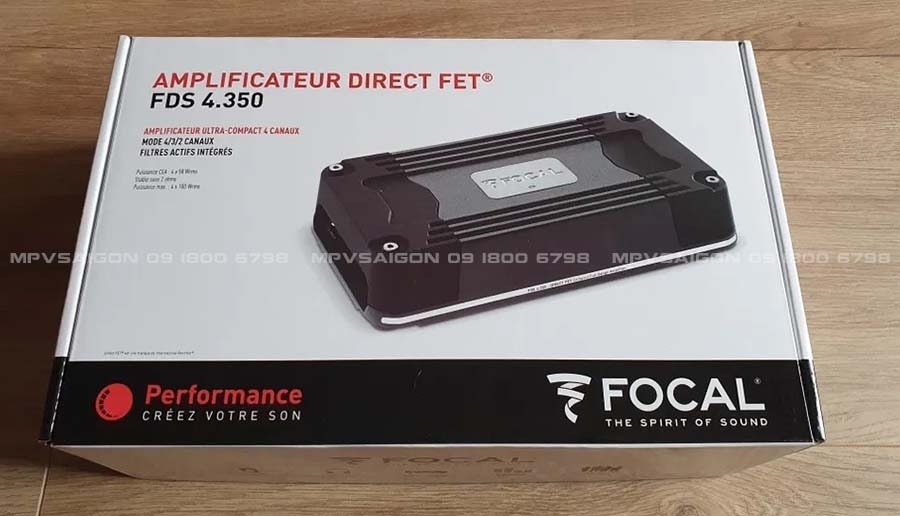 Ampli 4 kênh FDS 4.350 chính hãng Focal