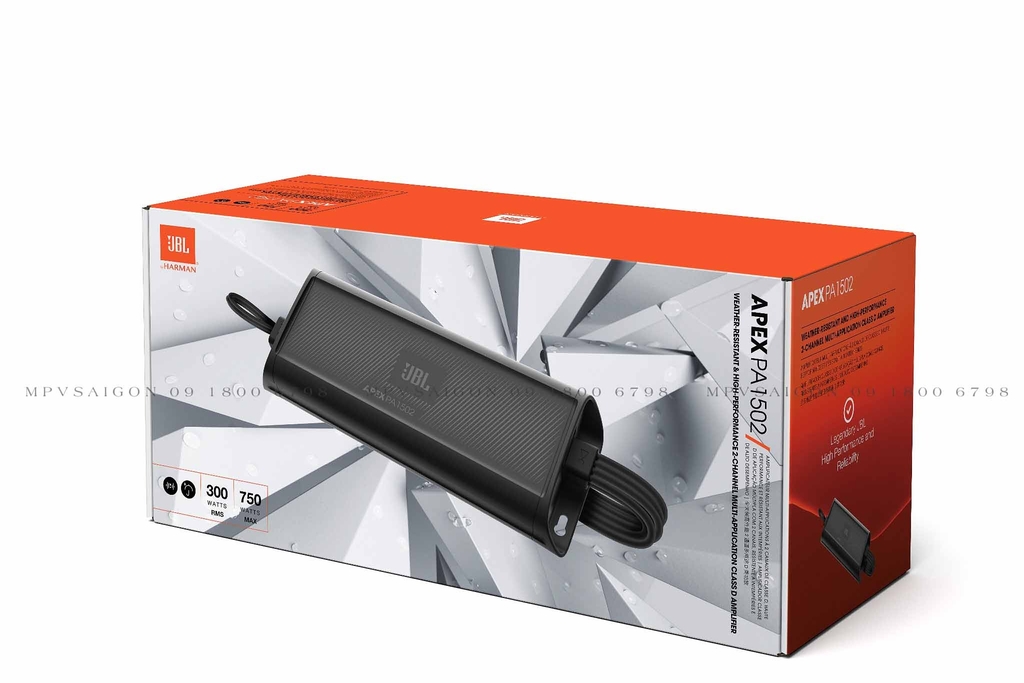 Amply 2 kênh lắp xe ô tô JBL PA 1502