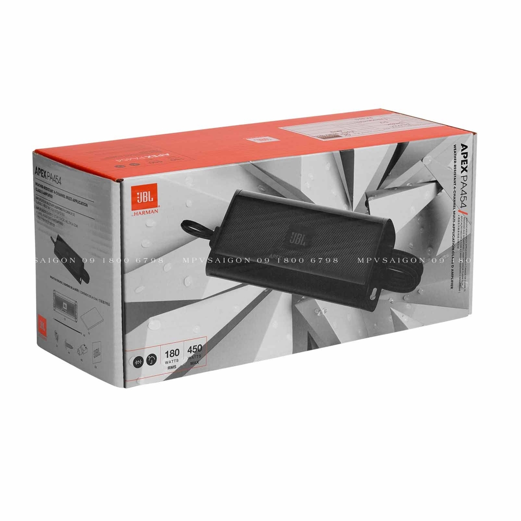 Amply 4 kênh lắp xe ô tô JBL PA 454